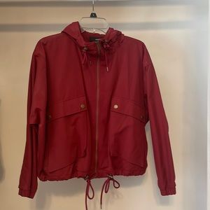 Burnt Red utility jacket from forever 21 never worn still has tags size small